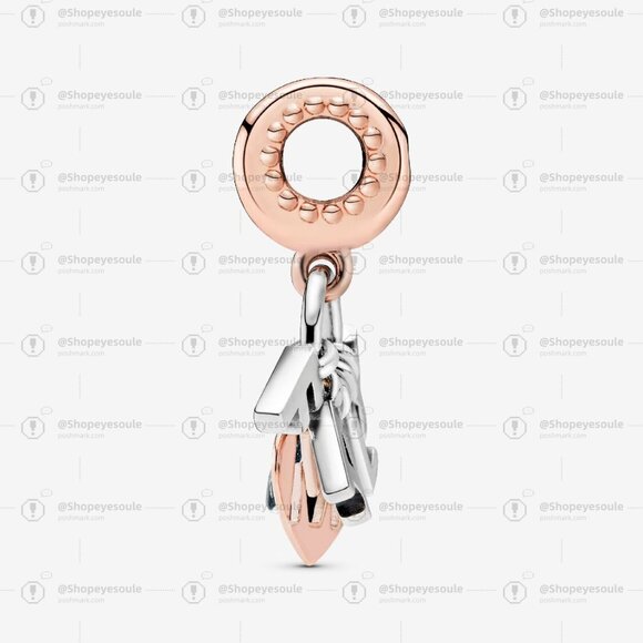 Pandora Family Letters Dangle Charm - Picture 3 of 6